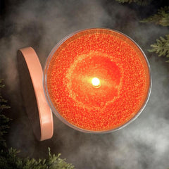 Unscented Powder Candle in Glass - Orange 160g