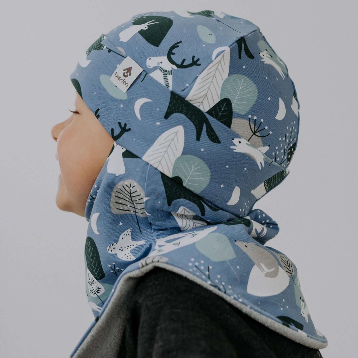 Thermal Fleece Balaclava For Kids FRODE - Winter Animals