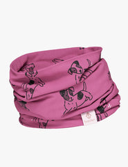 Kids Neck Tube For Autumn And Spring TOBIAS - Pink Dogs