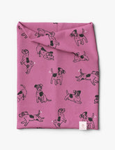 Kids Neck Tube For Autumn And Spring TOBIAS - Pink Dogs