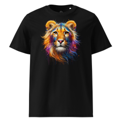 Krāsaina LAUVA. Unisex organiskās kokvilnas t-krekls