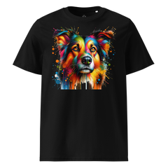 Krāsainais SUNS. Unisex organiskās kokvilnas t-krekls