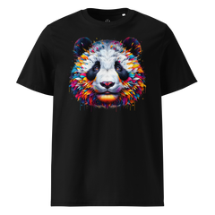 Krāsaina PANDA. Unisex organiskās kokvilnas t-krekls