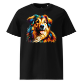 Krāsainais SUNS. Unisex organiskās kokvilnas t-krekls