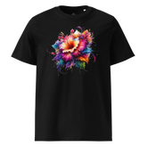 Krāsainais ZIEDS. Unisex organiskās kokvilnas t-krekls