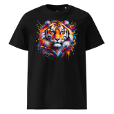 Krāsainais TĪĢERIS. Unisex organiskās kokvilnas t-krekls