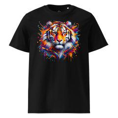 Krāsainais TĪĢERIS. Unisex organiskās kokvilnas t-krekls