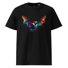 Krāsains BAT unisex organiskās kokvilnas T-krekls