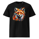 Krāsains FOX unisex organiskās kokvilnas T-krekls