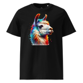 Krāsaina LAMA. Unisex Organiskās Kokvilnas T-Krekls