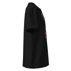 Krāsainais BRIEDIS. Unisex organiskās kokvilnas t-krekls