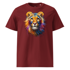 Krāsaina LAUVA. Unisex organiskās kokvilnas t-krekls