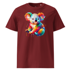 Krāsaina KOALA. Unisex organiskās kokvilnas t-krekls