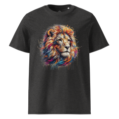 Krāsaina LAUVA. Unisex organiskās kokvilnas t-krekls