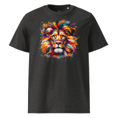 Krāsaina LAUVA. Unisex organiskās kokvilnas t-krekls