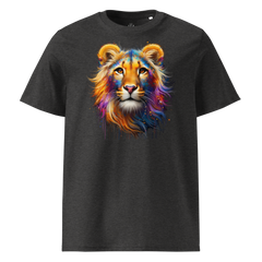 Krāsaina LAUVA. Unisex organiskās kokvilnas t-krekls