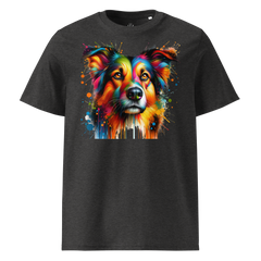 Krāsainais SUNS. Unisex organiskās kokvilnas t-krekls