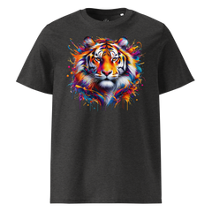 Krāsainais TĪĢERIS. Unisex organiskās kokvilnas t-krekls