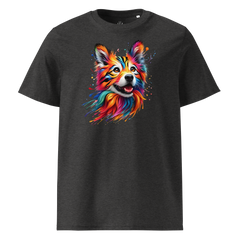 Krāsainais SUNS. Unisex organiskās kokvilnas t-krekls