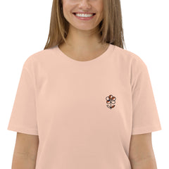 Zieds, minimālistisks dizains - unisex eko kokvilnas t-krekls