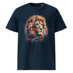 Krāsaina LAUVA. Unisex organiskās kokvilnas t-krekls