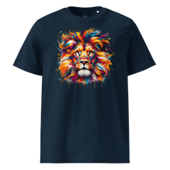 Krāsaina LAUVA. Unisex organiskās kokvilnas t-krekls