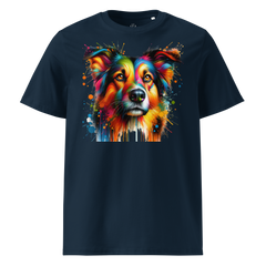 Krāsainais SUNS. Unisex organiskās kokvilnas t-krekls