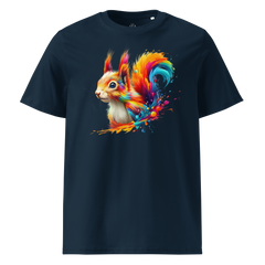 Krāsainais VĀVERE. Unisex organiskās kokvilnas t-krekls