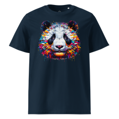 Krāsaina PANDA. Unisex organiskās kokvilnas t-krekls