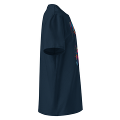 Krāsainais BRIEDIS. Unisex organiskās kokvilnas t-krekls