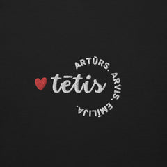 Tēta mīļākais džemperis ❤️ (balts izšuvums)