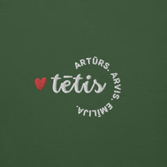 Tēta mīļākais džemperis ❤️ (balts izšuvums)