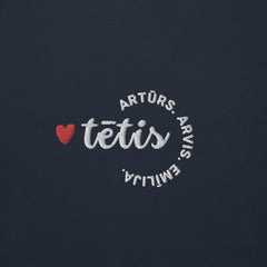 Tēta mīļākais džemperis ❤️ (balts izšuvums)