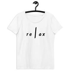 Pieguļošs sieviešu eko auduma t-krekls - relax