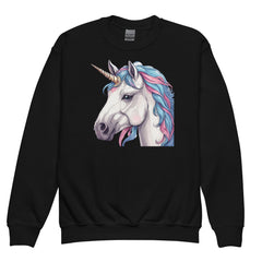 Vienradža dizaina jauniešu džemperis