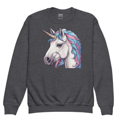 Vienradža dizaina jauniešu džemperis