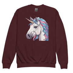 Vienradža dizaina jauniešu džemperis