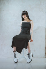 517 aka Aviator Boots - White