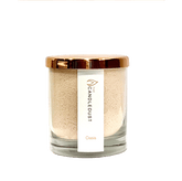 Pulverveida svece stikla traukā - oāze 160g