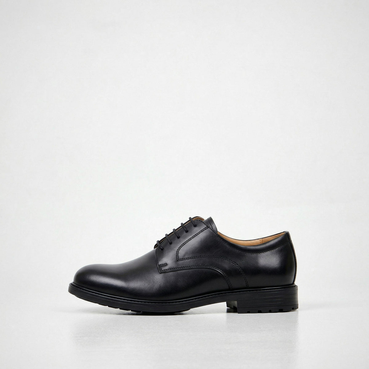 Classic Black Leather Shoes for Men