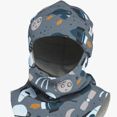 Thermal Merino Balaclava For Kids CLAVAN - Rocket Race