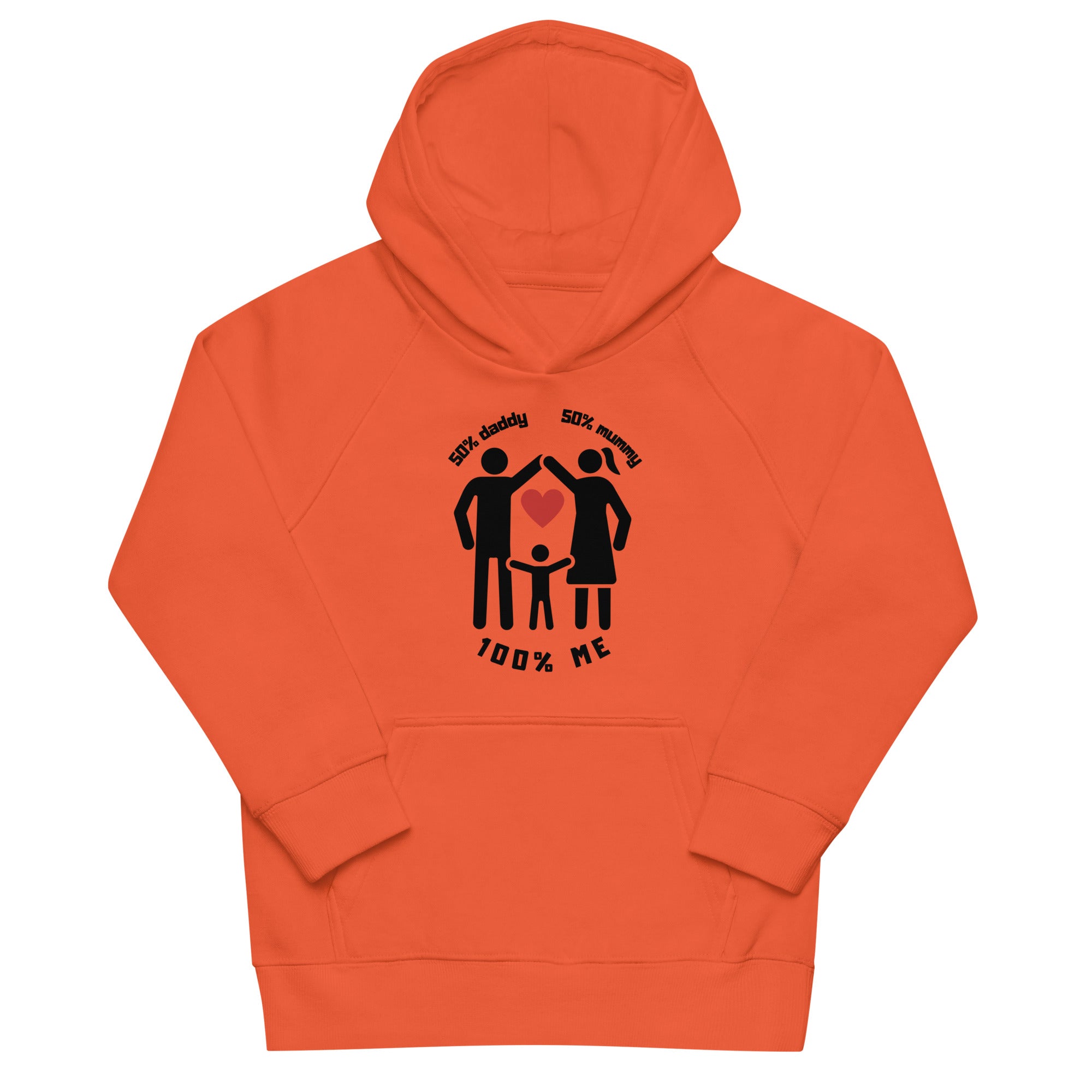 50% Dad, 50% Mom, 100% Me - Kids Hoodie (English edition)❤️
