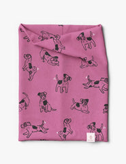 Kids Neck Tube For Autumn And Spring TOBIAS - Pink Dogs
