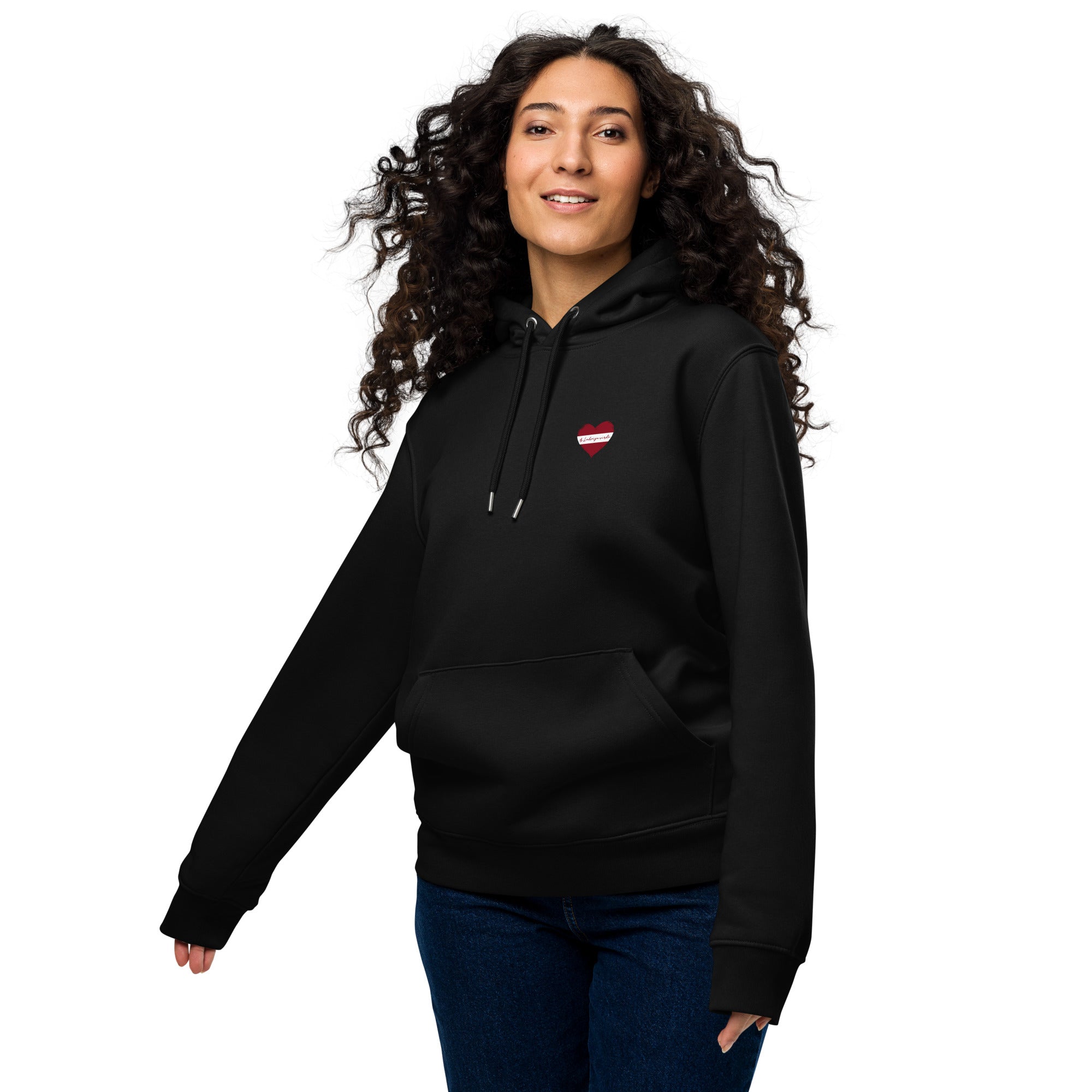 With Latvia In The Heart - Unisex Eco Hoodie❤️
