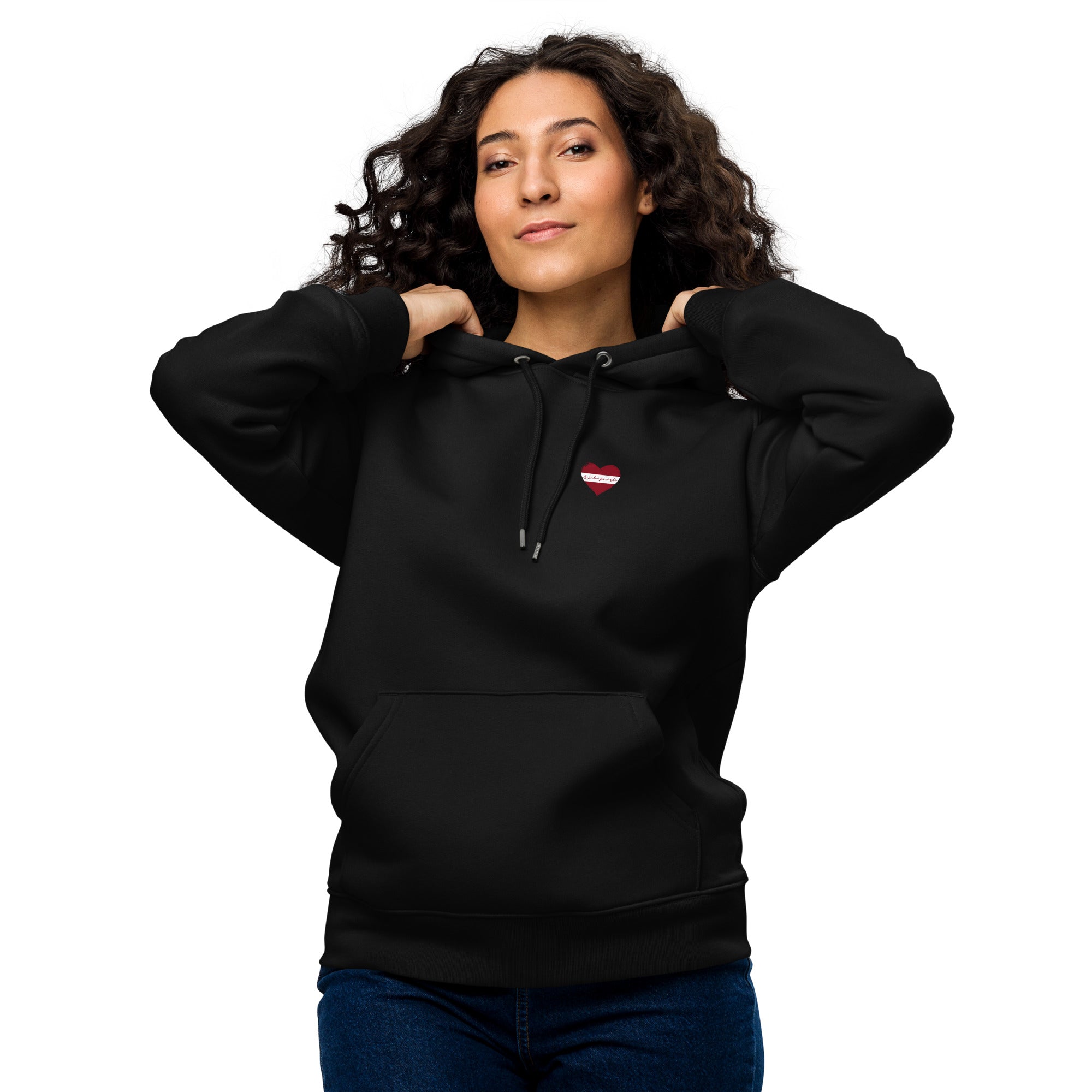 With Latvia In The Heart - Unisex Eco Hoodie❤️