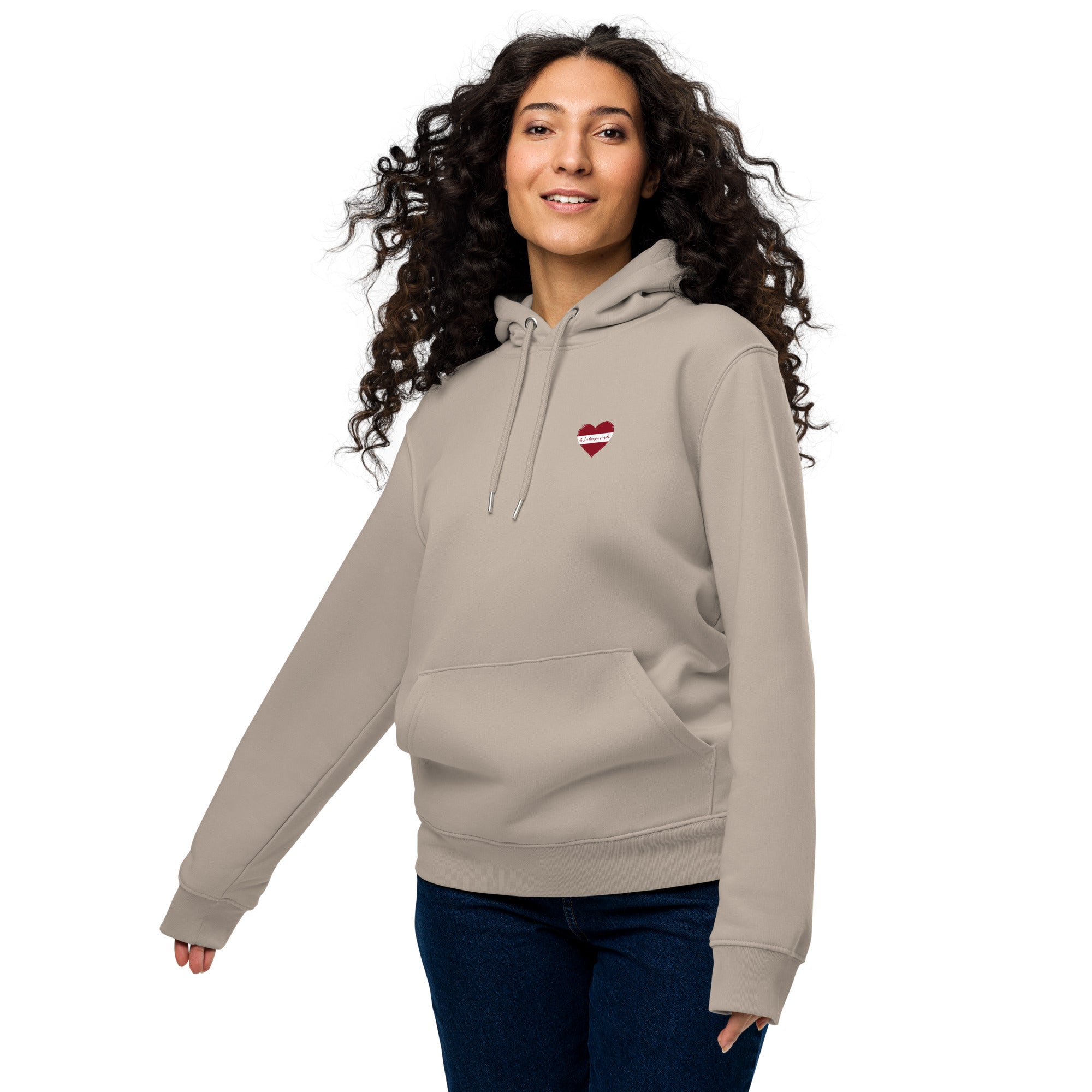 With Latvia In The Heart - Unisex Eco Hoodie❤️
