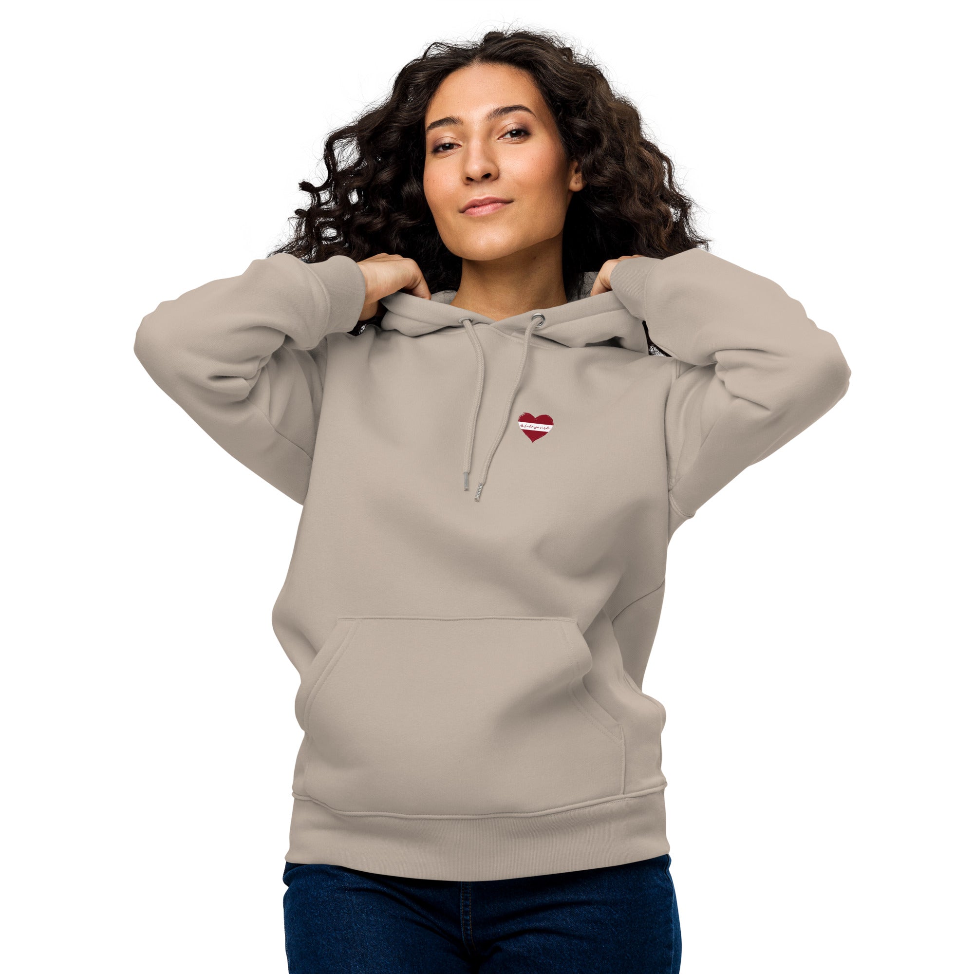 With Latvia In The Heart - Unisex Eco Hoodie❤️