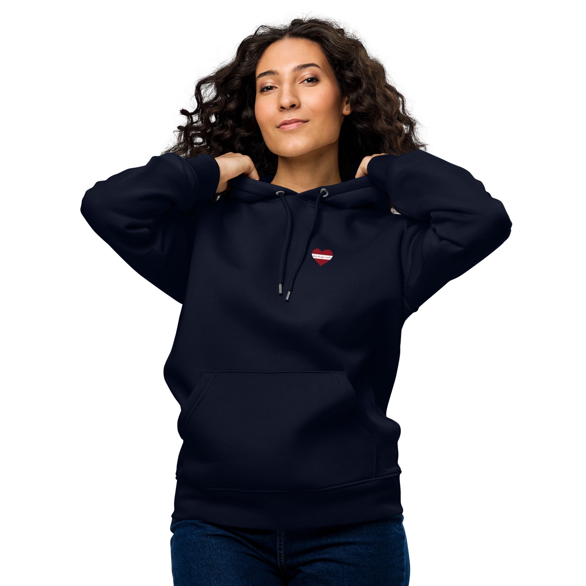 With Latvia In The Heart - Unisex Eco Hoodie❤️