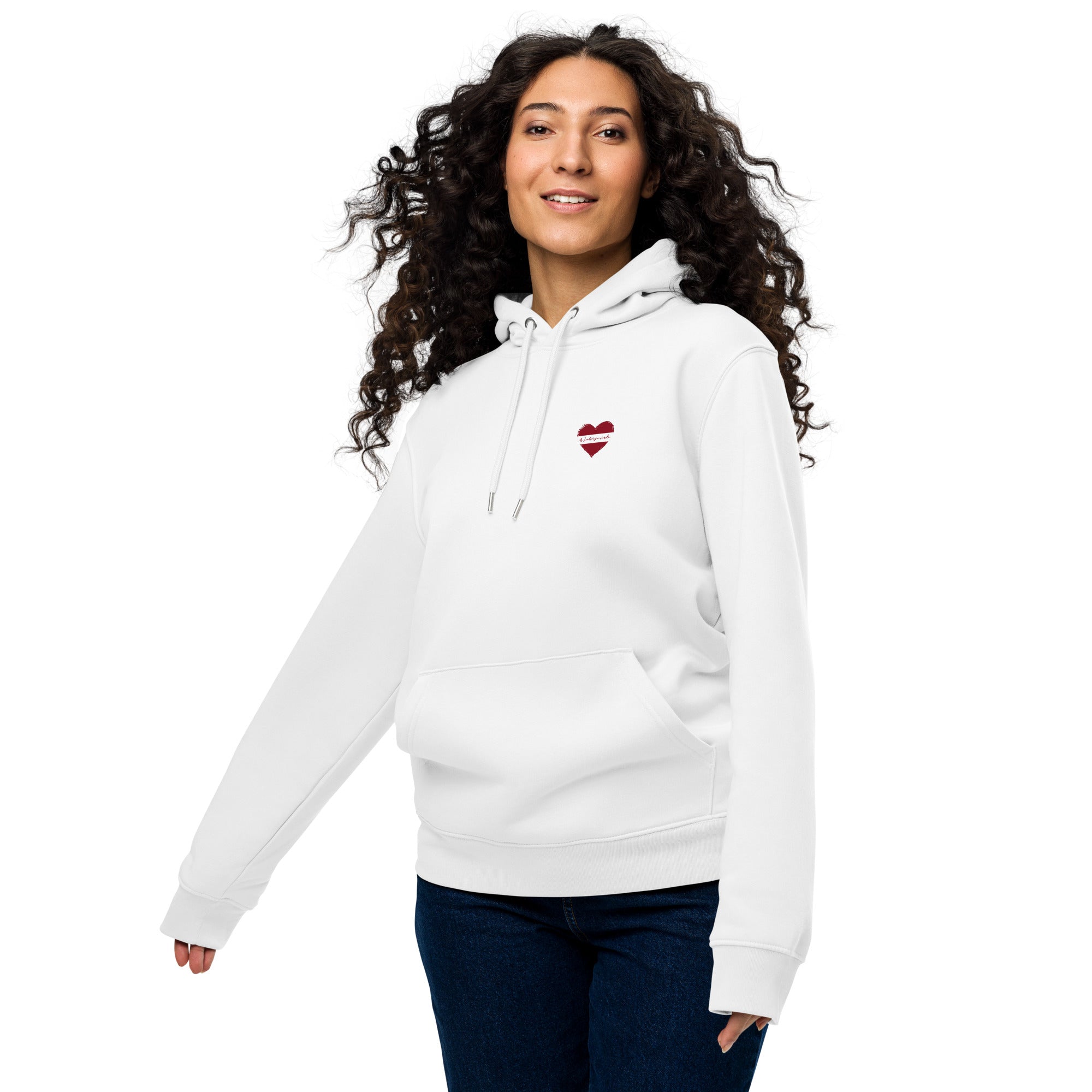 With Latvia In The Heart - Unisex Eco Hoodie❤️