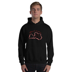 Mūsu zeme - unisex hoodie for Latvia's fans